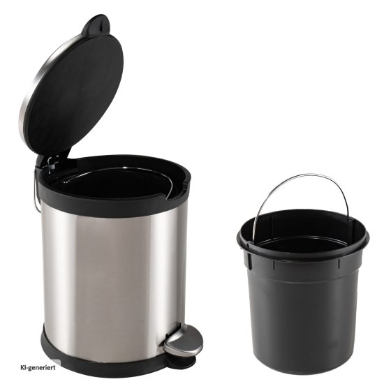 Kosmetikeimer 3 Liter Edelstahl Jannik 