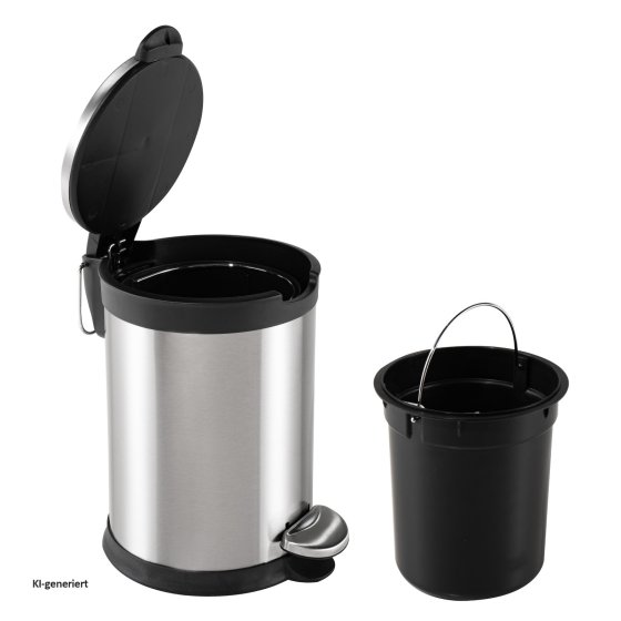 Kosmetikeimer 5 Liter Edelstahl Jannik 