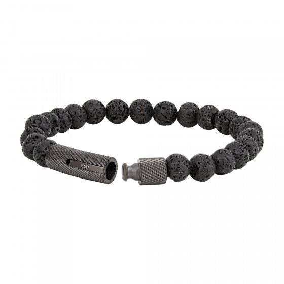 Armband Lavakugeln 21cm mit magnetischem Edelstahlverschluß 