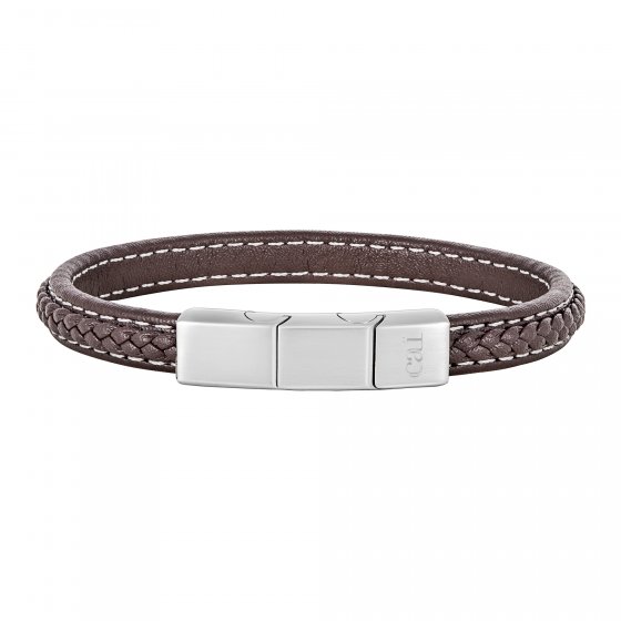 Armband Lederarmband braun 21cm mit Verlängerung 