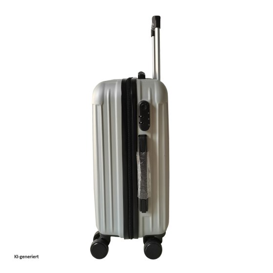 Hartschalenkoffer 2er-Set Frenzi Silber 