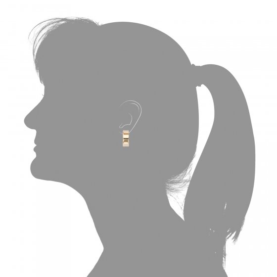 Ohrringe 333 Gelbgold 17mm Durchmesser 