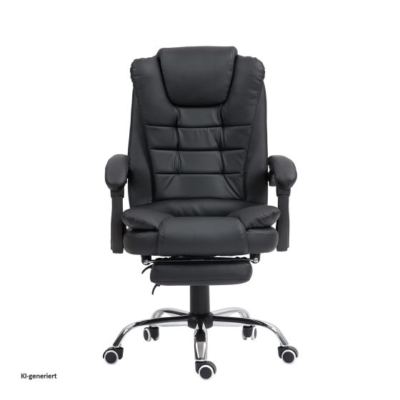 Chefsessel mit Massagefunktion und Fußablage 