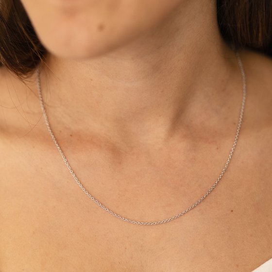 Halskette 925 Sterling Silber 45cm lang 