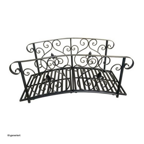 Gartenbrücke Metallbrücke 