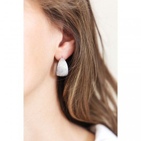 Ohrring 925 Silber diamantiert 