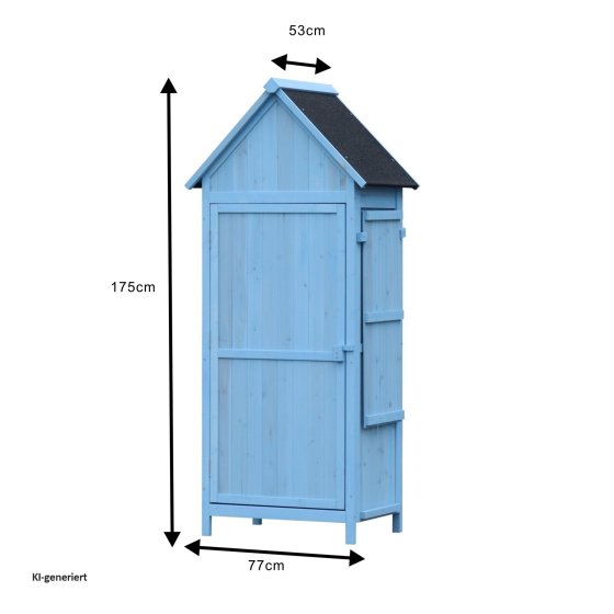 Praktischer Gartenschrank mit Ablage Stauraum für alle Gartengeräte 