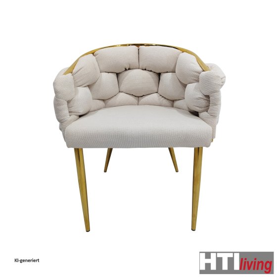 Stuhl Alsen Gold Beige 