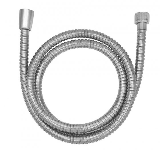 Brauseset Mod. No. 2, chrom, Edelstahl, 60 cm, Ø 18 mm, für einfache Kalkreinigung 