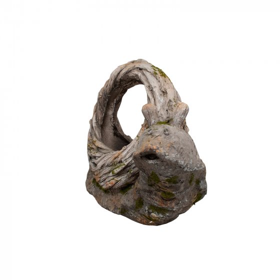 Pflanzgefäß Borke Schnecke 