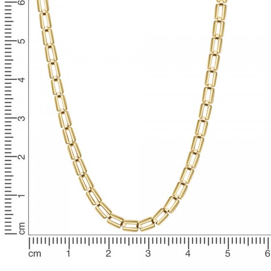 Halskette Gold 375 mit Karabiner 45cm lang 