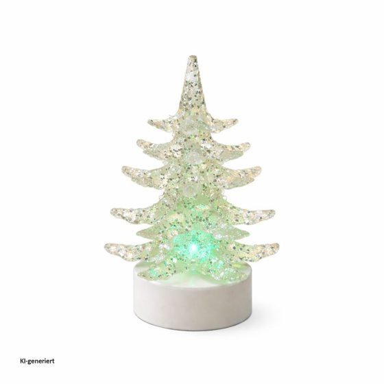 Funkelnder Weihnachtsbaum klein mit toller Beleuchtung 