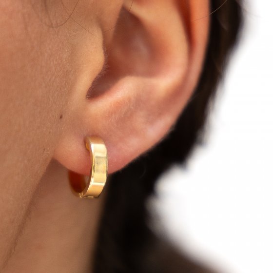 Ohrringe 333 Gelbgold 15mm Durchmesser 