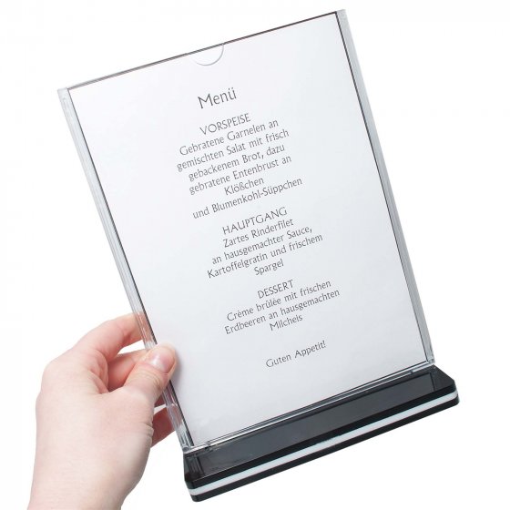 Tischaufsteller A5 Hochformat 