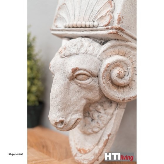 Wandkonsole Apollon Figur Steinbock 