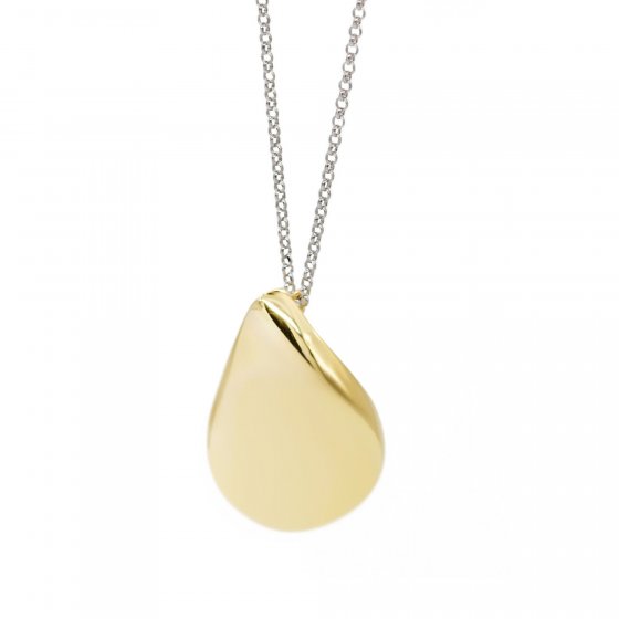 Kette 925 Sterling Silber vergoldet/rhodiniert Glänzend 45 cm 