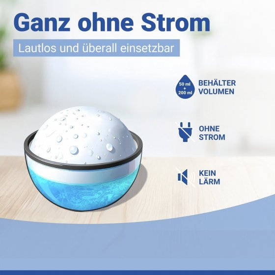 Luftbefeuchter Mod. Rondo 2er Set, dekorativ und dezent