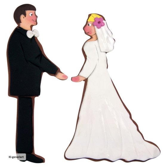 Ausstechform Bräutigam Hochzeit 