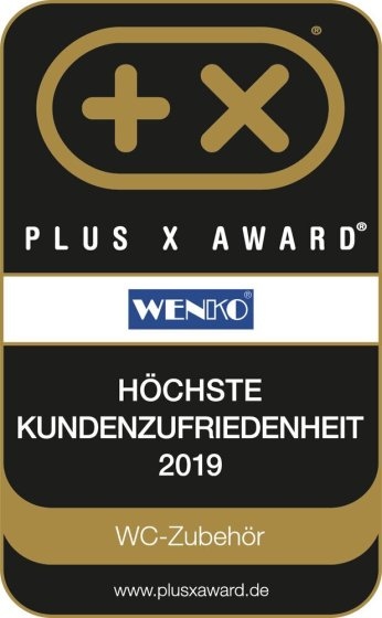 WC-Garnitur Mod. Inca White, hochwertiger Kunststoff 