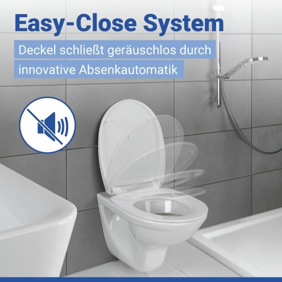 WC Sitz Mod. Baltic, Toilettendeckel mit Absenkautomatik und Motiv 