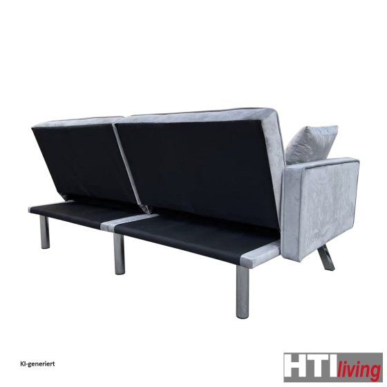 Sofa mit Schlaffunktion Brigga Grau 