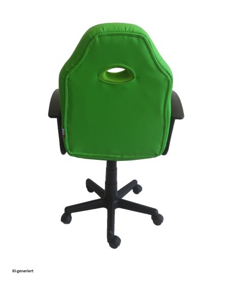 Schreibtischstuhl Junior höhenverstellbar ergonomischer Drehstuhl Grün 