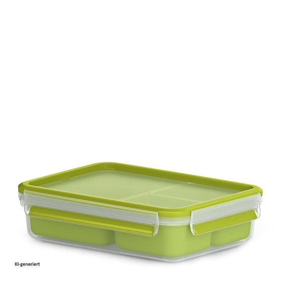 Snackbox mit 3 Einsätzen Clip + go 