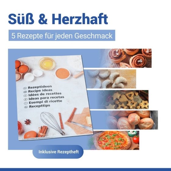 Antihaft-Backmatte, 70 x 50 cm, inkl. Teigschaber und Rezeptheft 