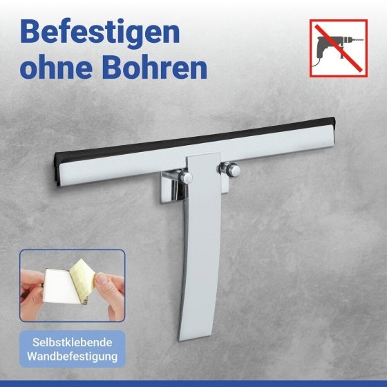 Badezimmerwischer Mod. Gela, rostfrei 