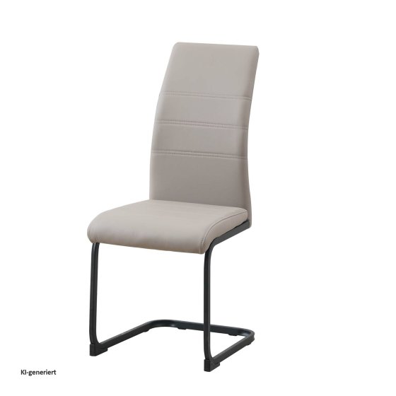 Schwingstuhl 2er Set PU cappuccino SallyP 