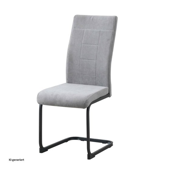 Schwingstuhl 4er-Set Grau LennyP 
