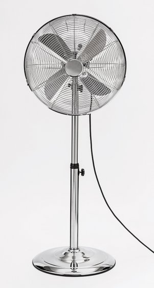Chrom-Standventilator