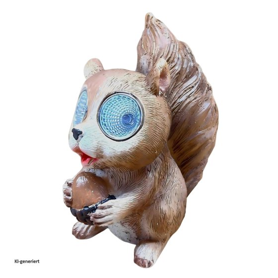Solar-Gartenfigur Eichhörnchen 