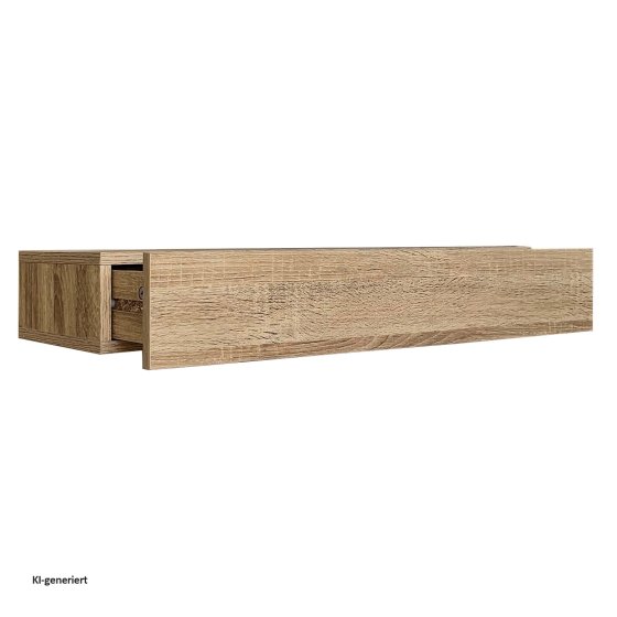 Wandregal mit Schublade 80 cm Sonoma 