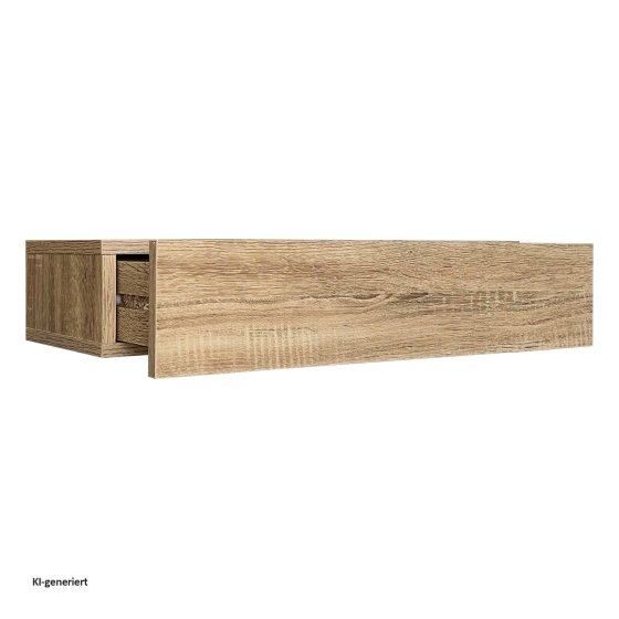 Wandregal mit Schublade 60 cm Sonoma 