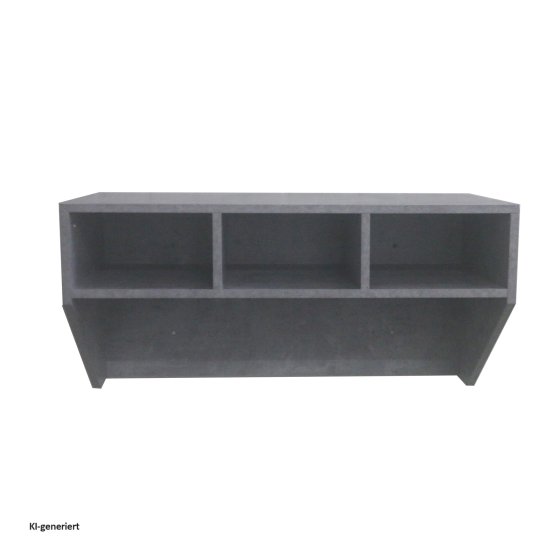 Wandschreibtisch Thekla Beton 