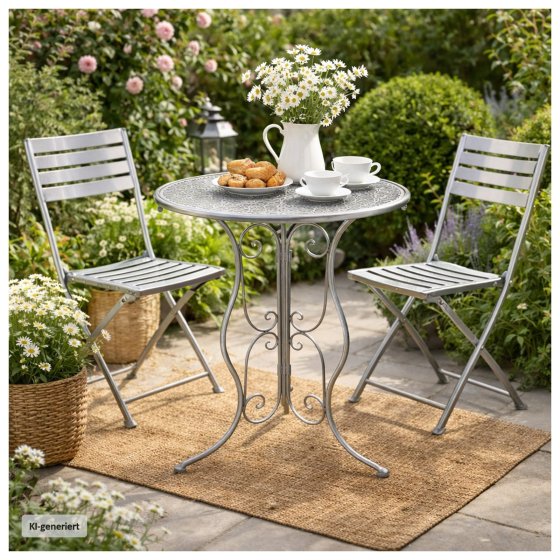 Gartentisch Lani Grau 