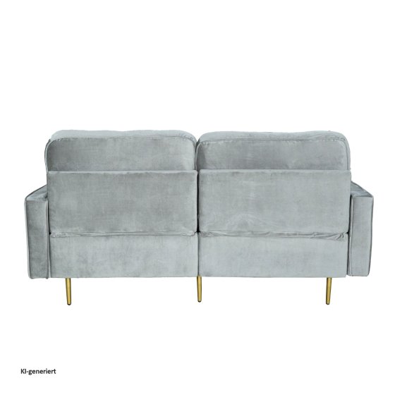 Sofa Sidonie Velvet Schwarz 