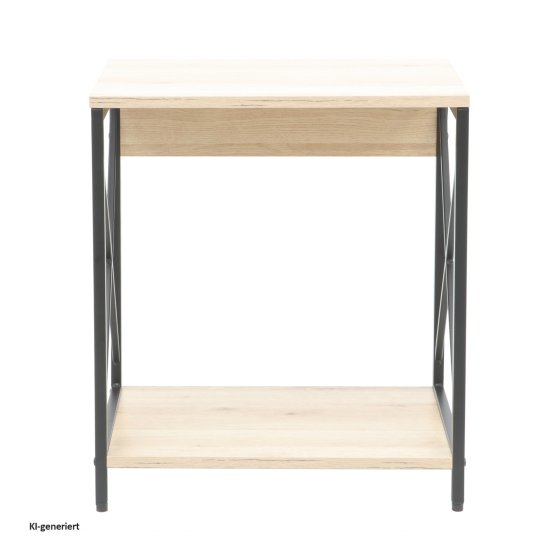 Beistelltisch Cedrik Artisaneiche-Schwarz 