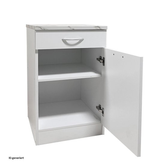 Küchenunterschrank Jenna Weiß 50 cm 