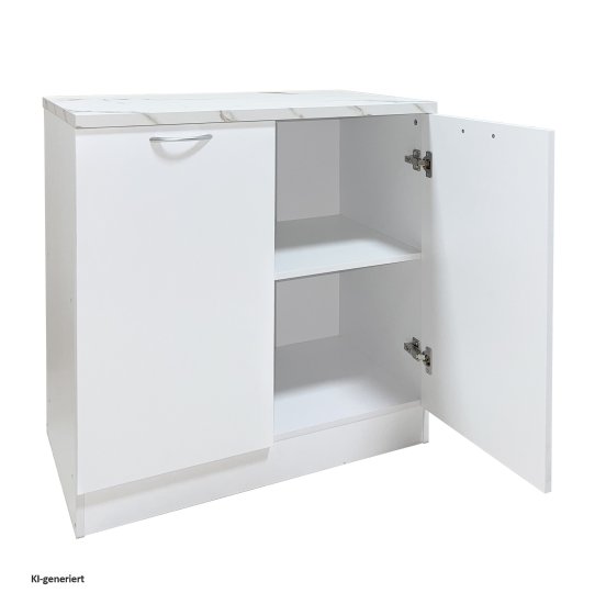 Küchenunterschrank Jenna Weiß 80 cm 