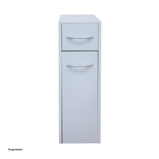 Mehrzweckschrank schmal Thekla Weiß 