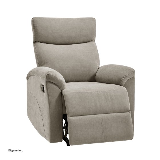 Sofagarnitur mit Relaxfunktion Koba Beige 