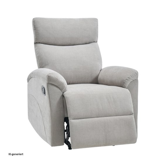 Sofagarnitur mit Relaxfunktion Koba Grau 
