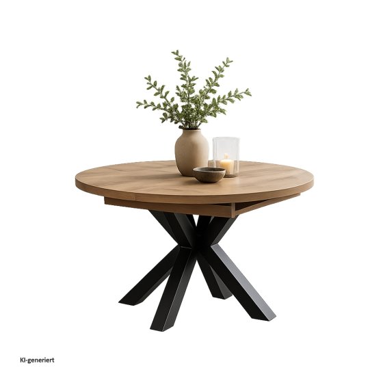 Ausziehtisch 110 - 150 cm amerikanische Eiche Adeel 