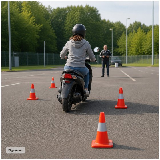 4er Set Verkehrskegel 30 cm Trainingskegel Pylonen Orange 