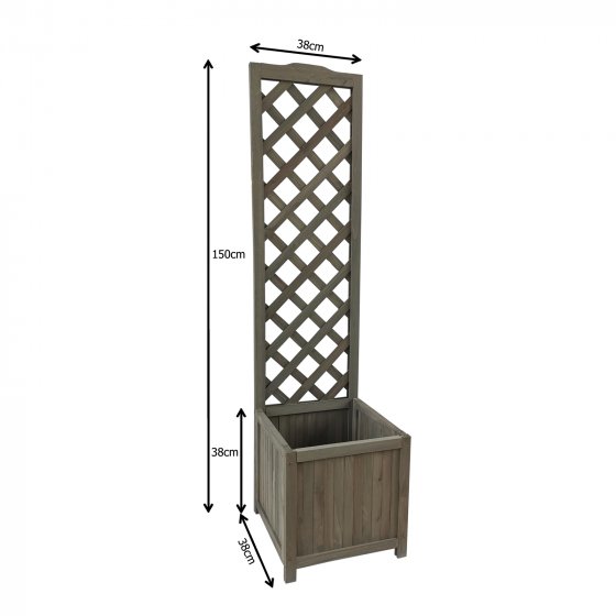 Blumenkasten Heidi Small Grau