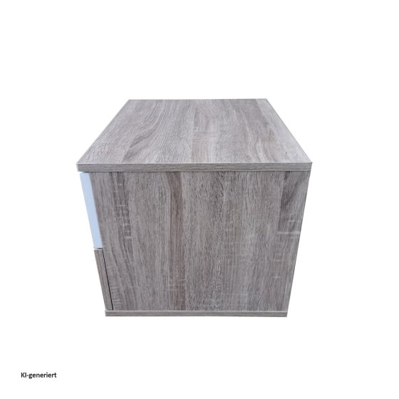 Nachtschrank Sonoma Weiß Nina 