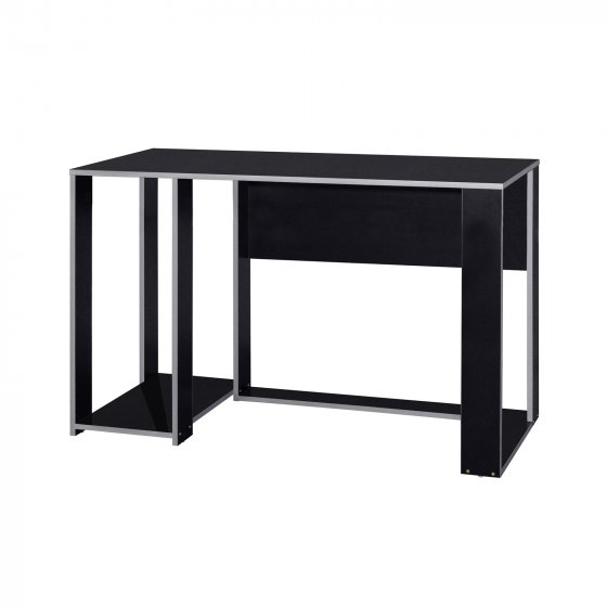 Gamer Schreibtisch Schwarz/Silber