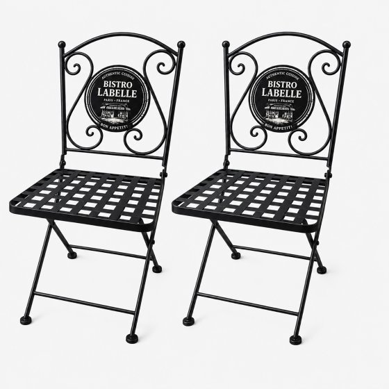 Bistro Set Celia mit Tisch und 2 Stühlen Motiv Bistro 